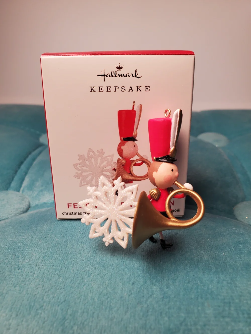 Hallmark Keepsake Festive French Horn Ornament 2020 Limited Edition LPR3441